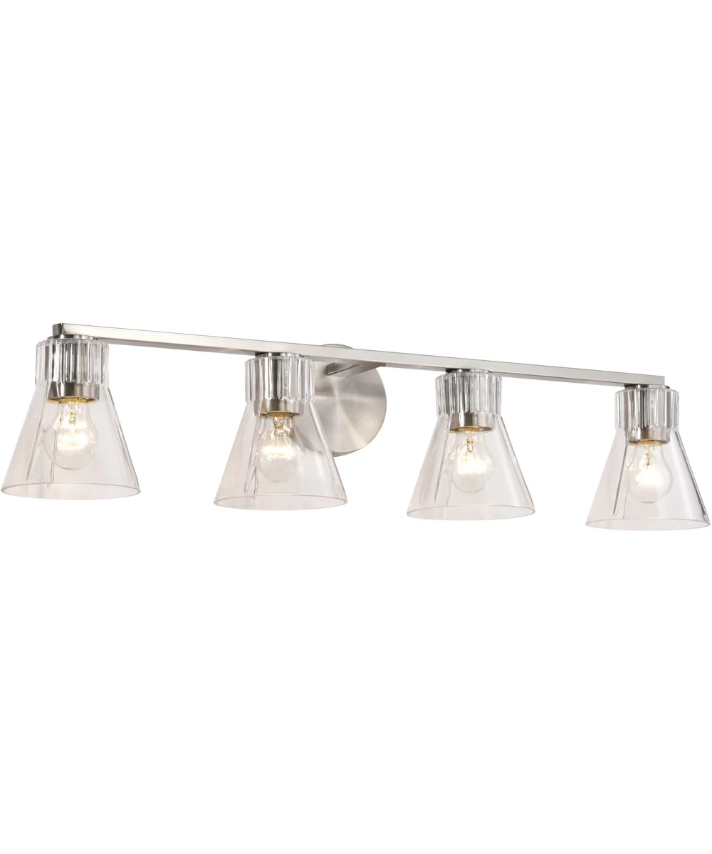 Gianna 4-Light Vanity & Wall Brushed Nickel - Image 4