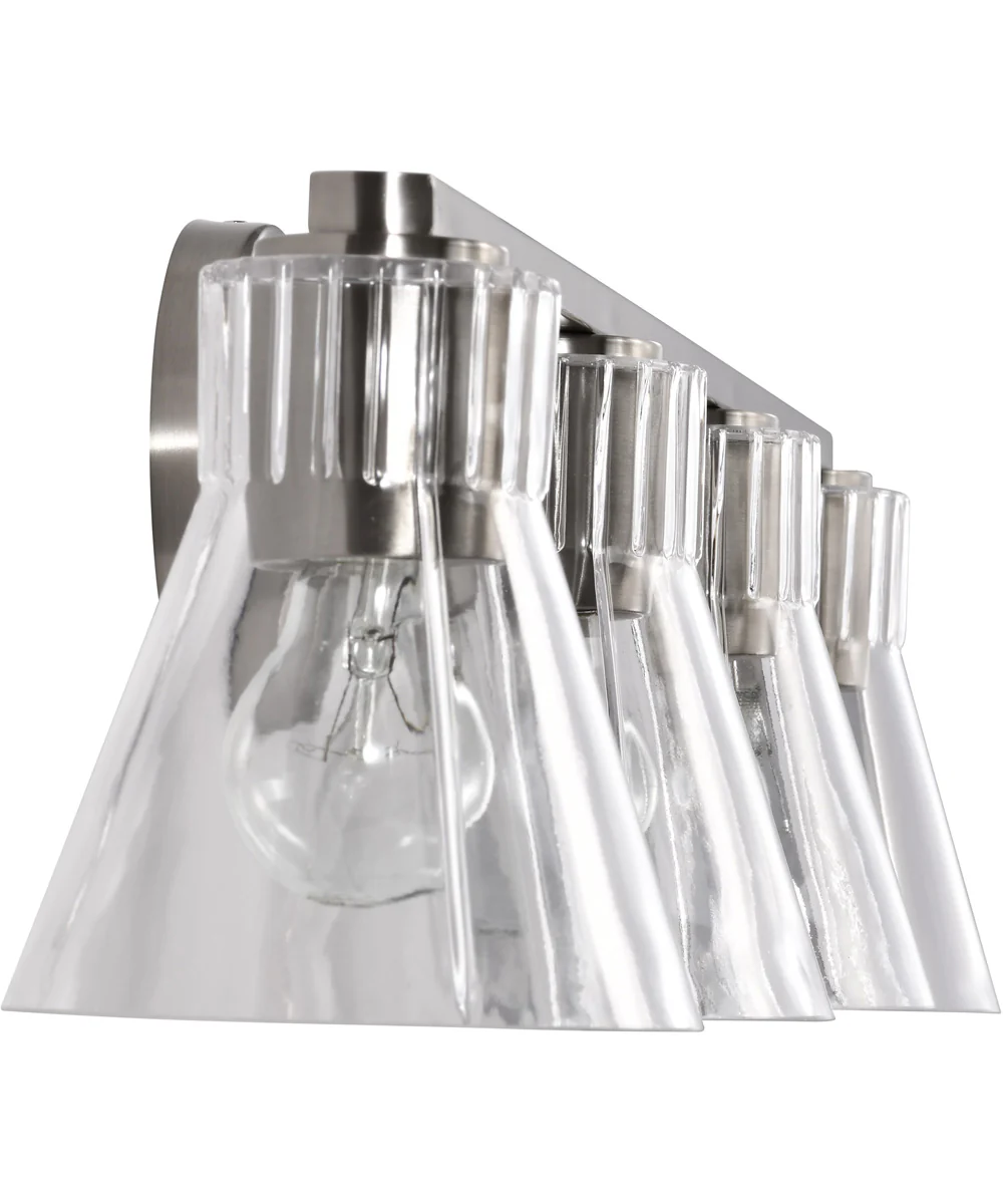 Gianna 4-Light Vanity & Wall Brushed Nickel - Image 9