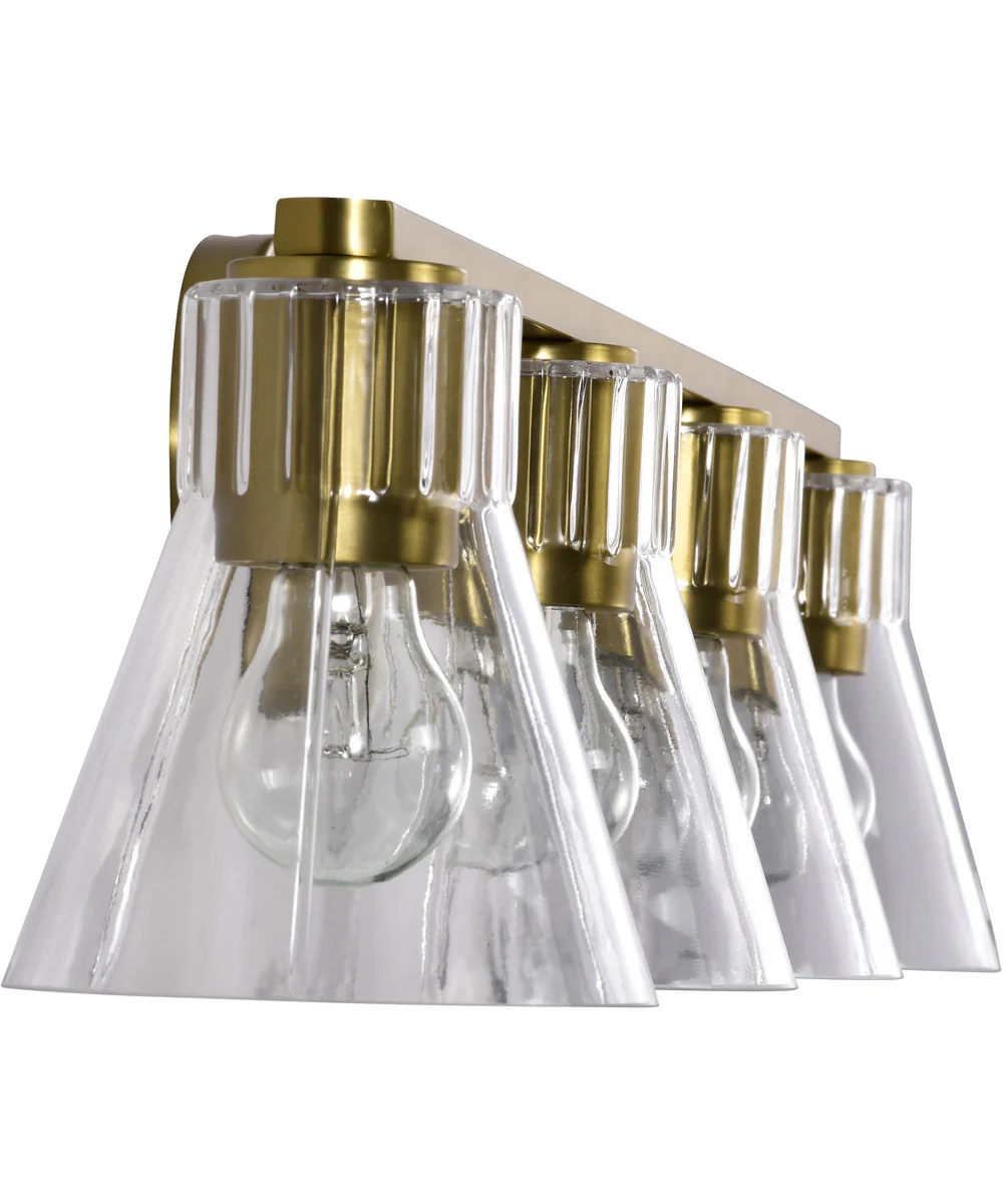 Gianna 4-Light Vanity & Wall Vintage Brass - Image 6