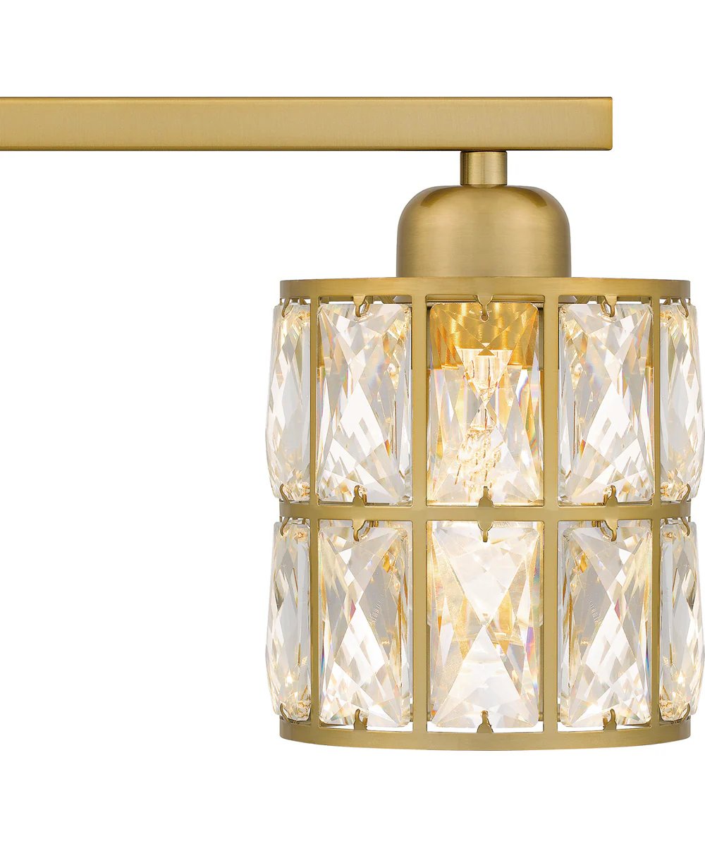 Gibson Large 3-light Bath Light Aged Brass - Image 5