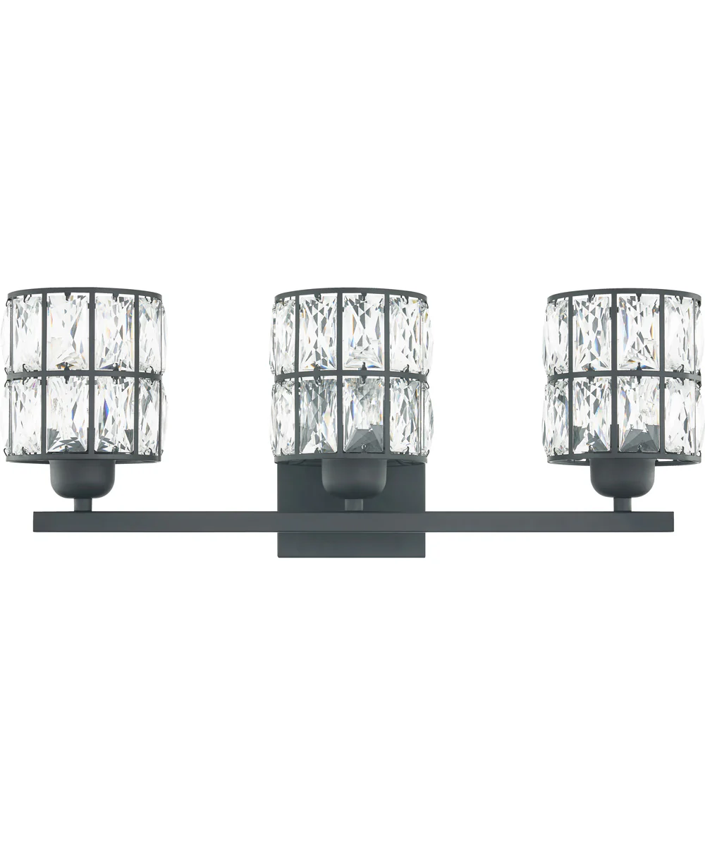 Gibson Large 3-light Bath Light Matte Black - Image 3