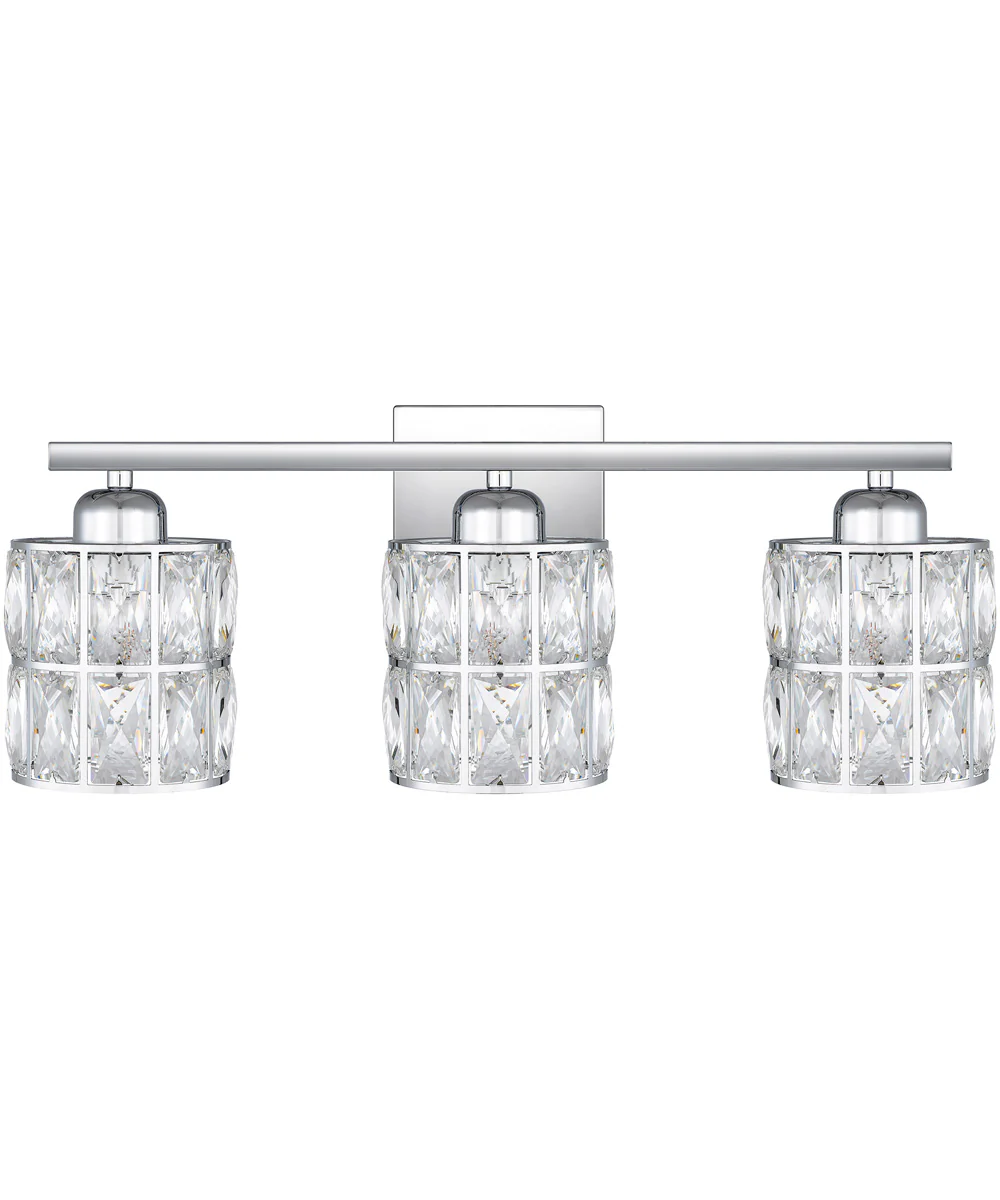 Gibson Large 3-light Bath Light Polished Chrome - Image 3