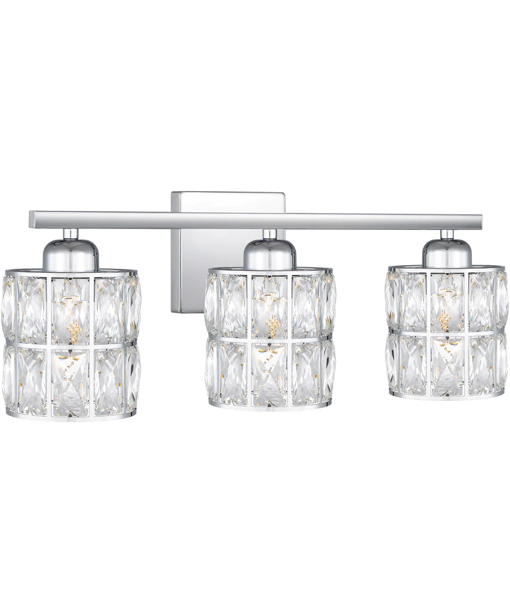 Gibson Large 3-light Bath Light Polished Chrome - Image 4