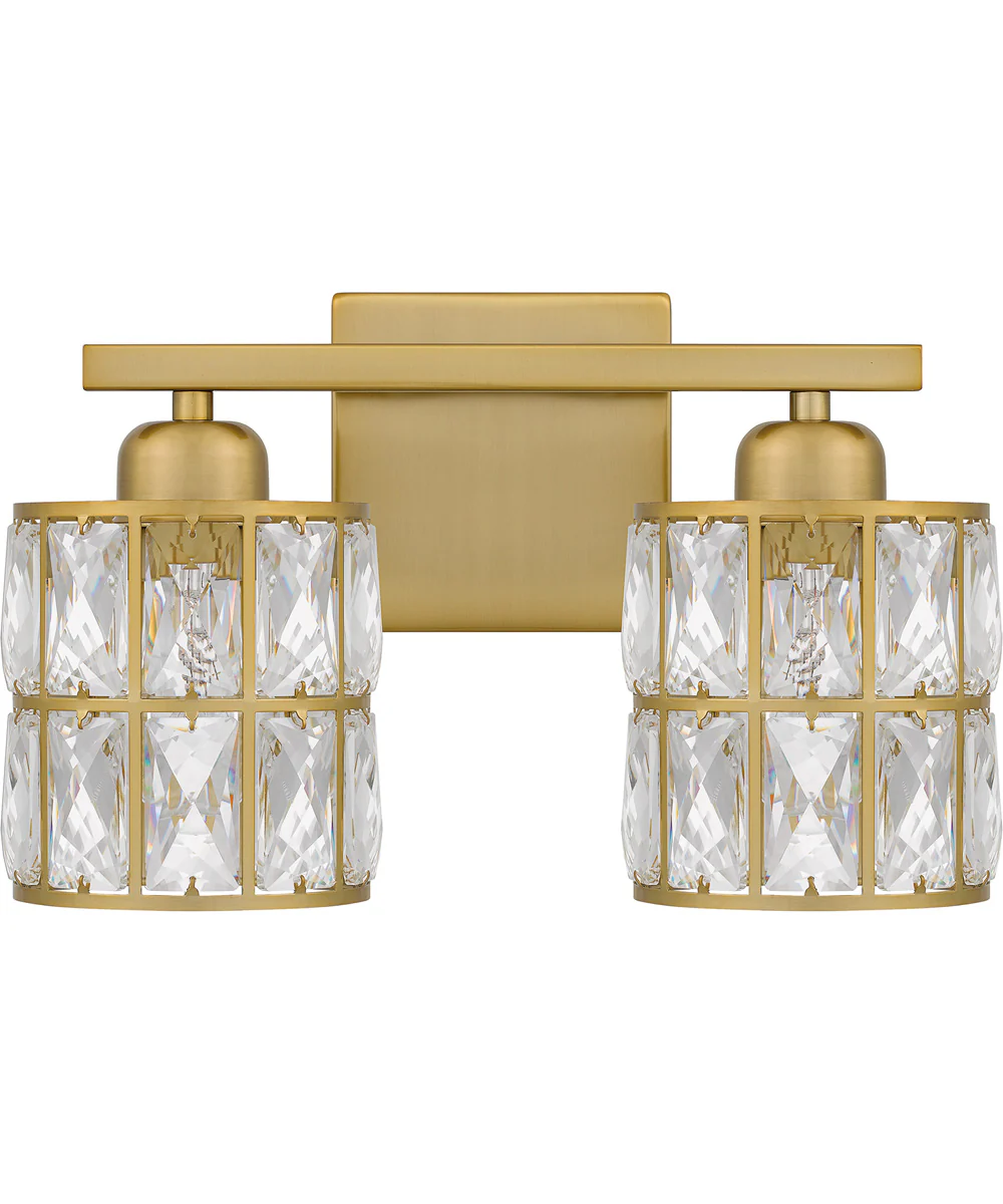 Gibson Medium 2-light Bath Light Aged Brass - Image 2