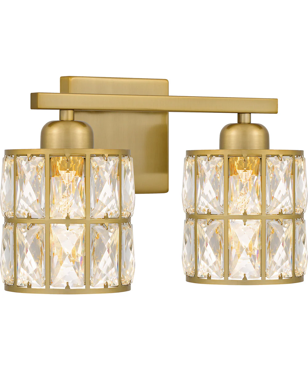 Gibson Medium 2-light Bath Light Aged Brass - Image 3
