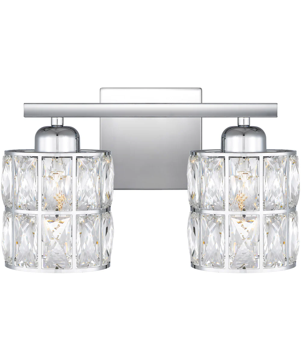 Gibson Medium 2-light Bath Light Polished Chrome - Image 2
