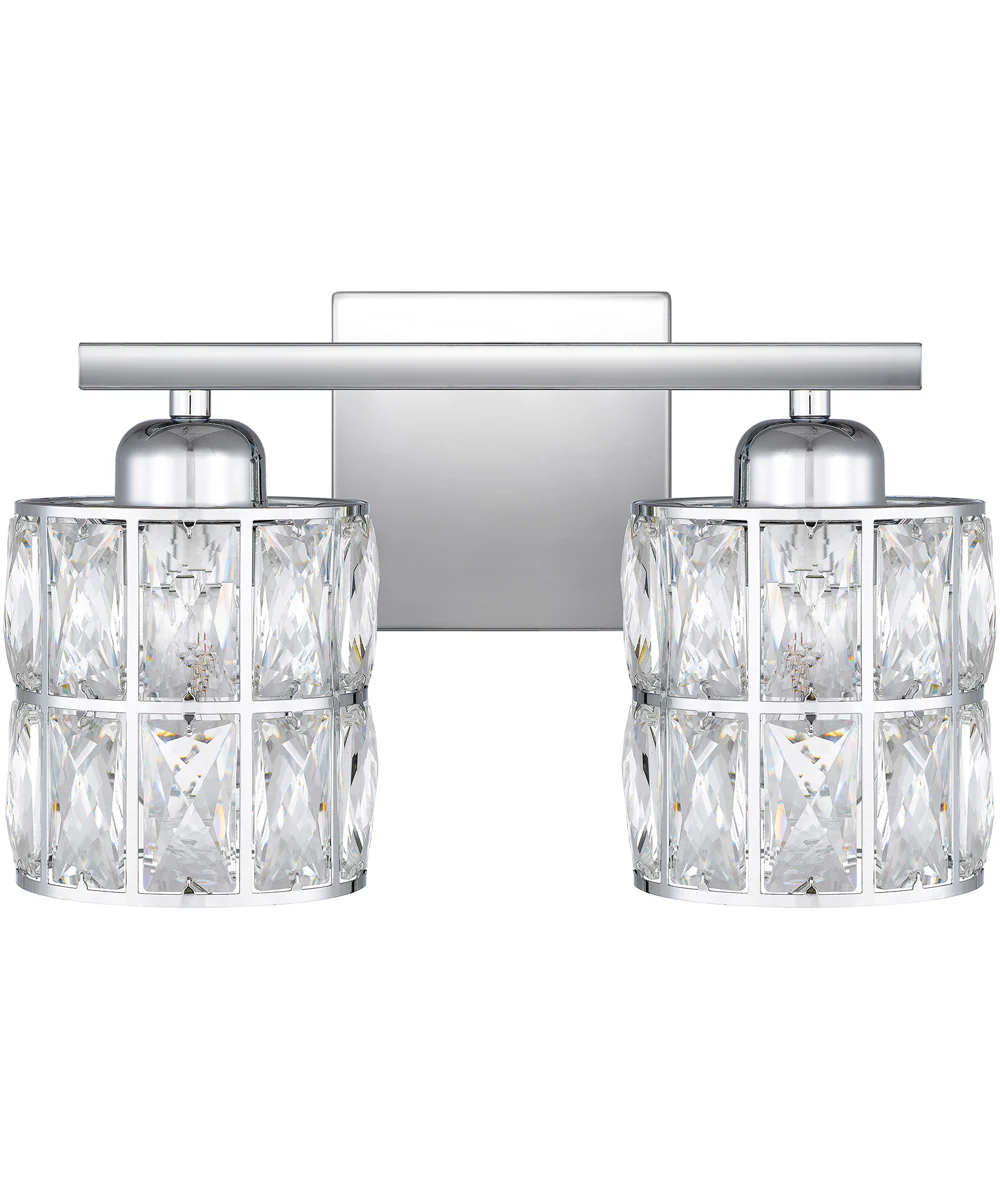Gibson Medium 2-light Bath Light Polished Chrome - Image 3