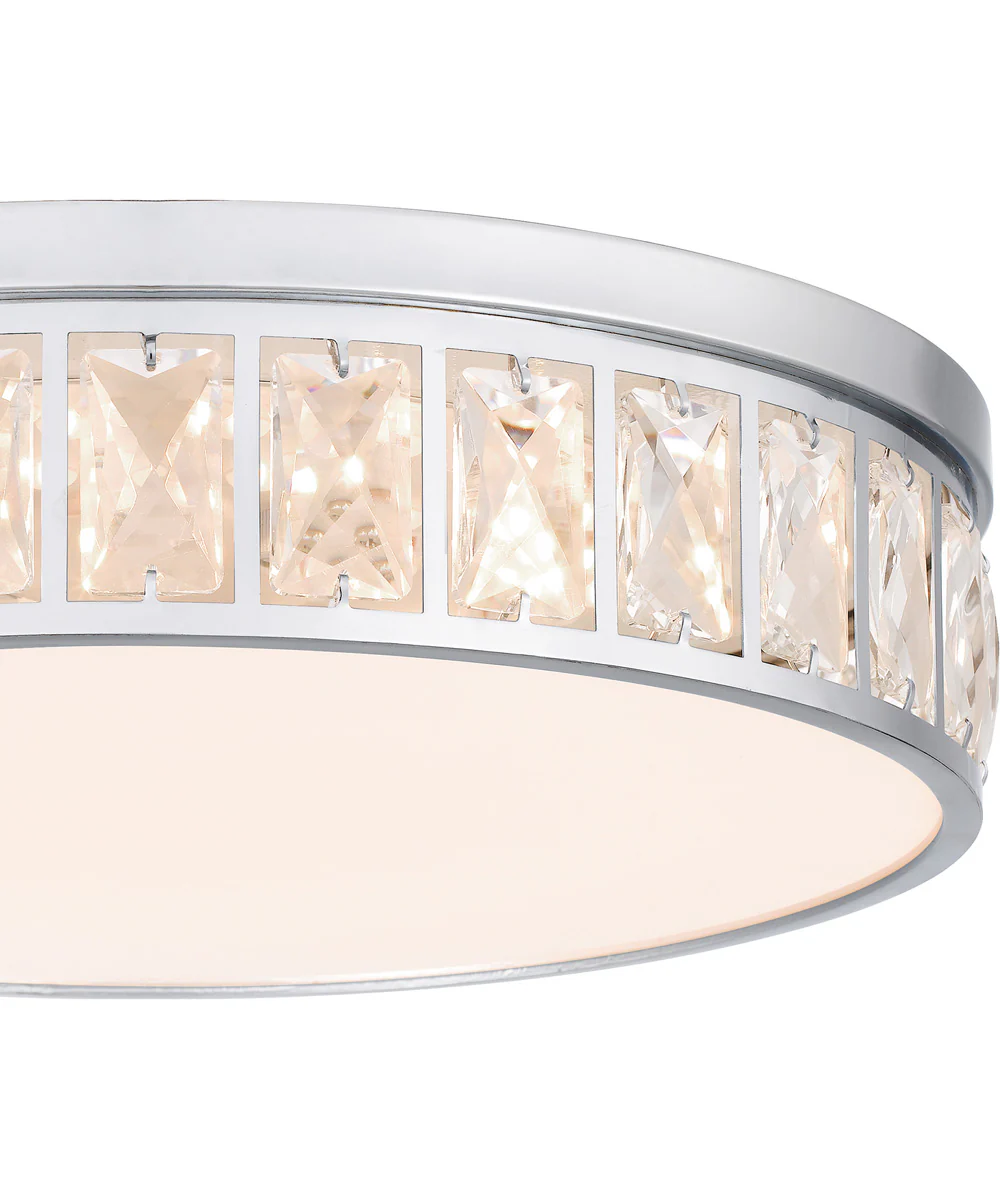 Gibson Medium Flush Mount Polished Chrome - Image 5