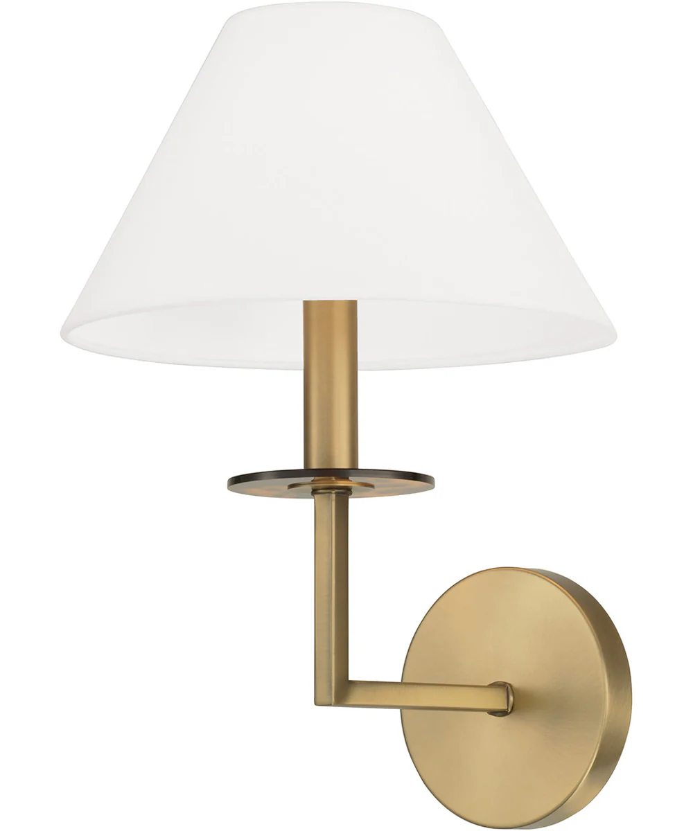 Gilda 1-Light Sconce Aged Brass