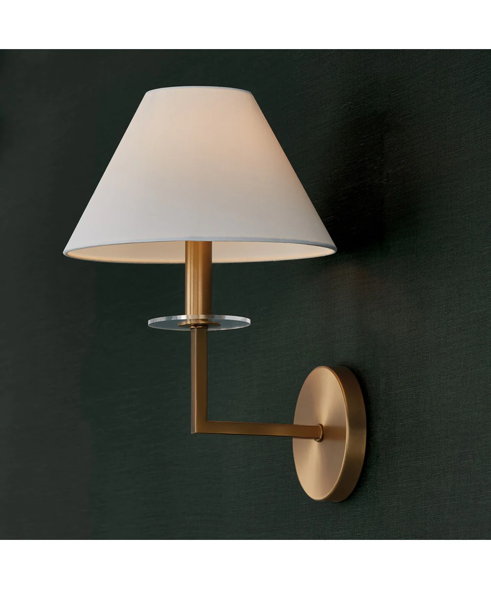 Gilda 1-Light Sconce Aged Brass - Image 4