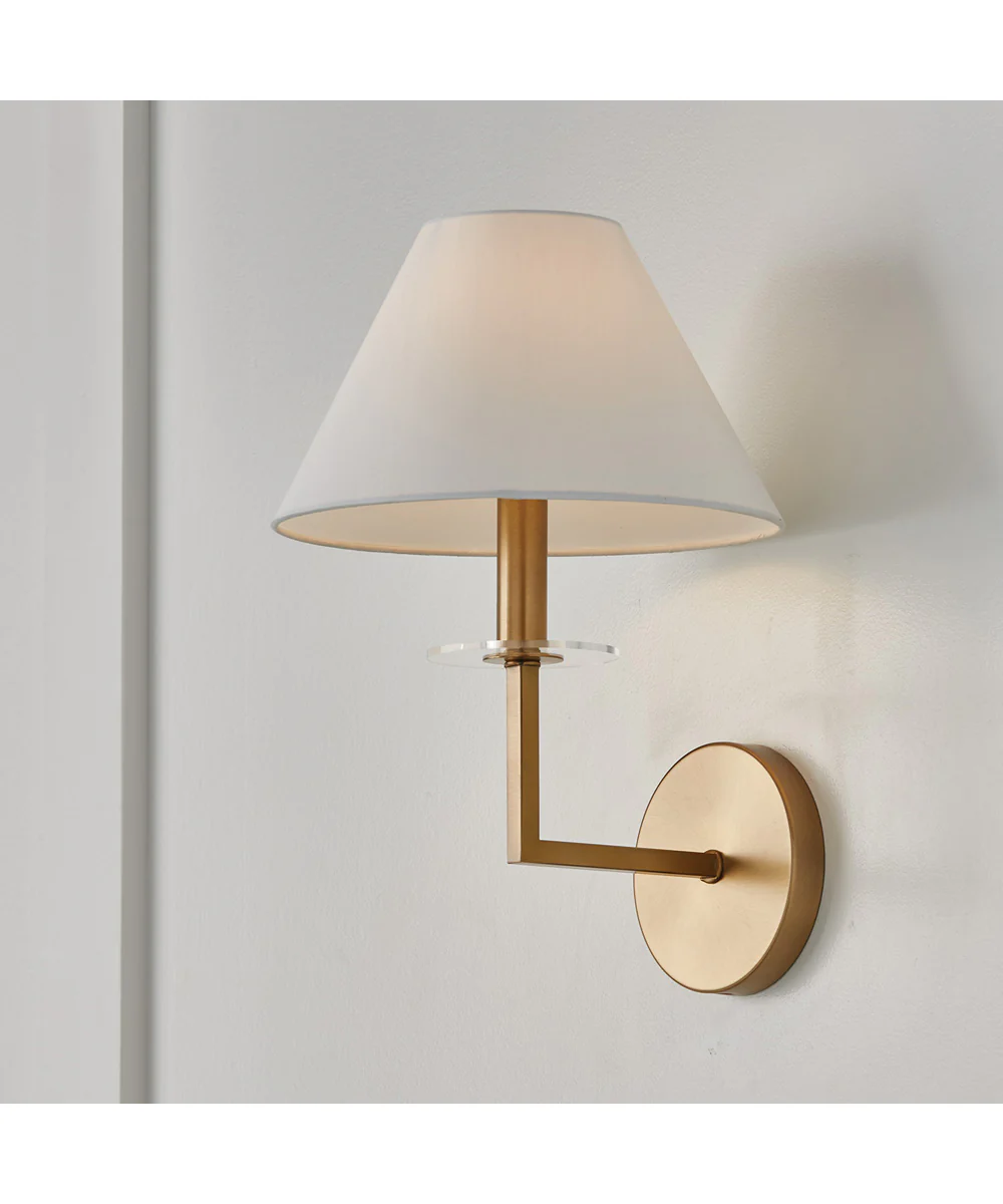 Gilda 1-Light Sconce Aged Brass - Image 7