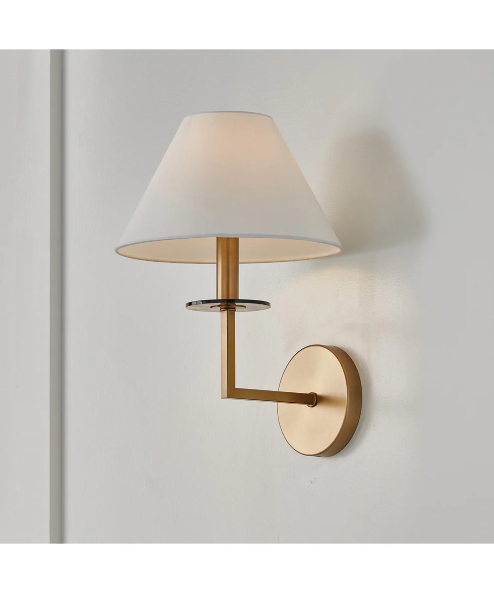 Gilda 1-Light Sconce Aged Brass - Image 8