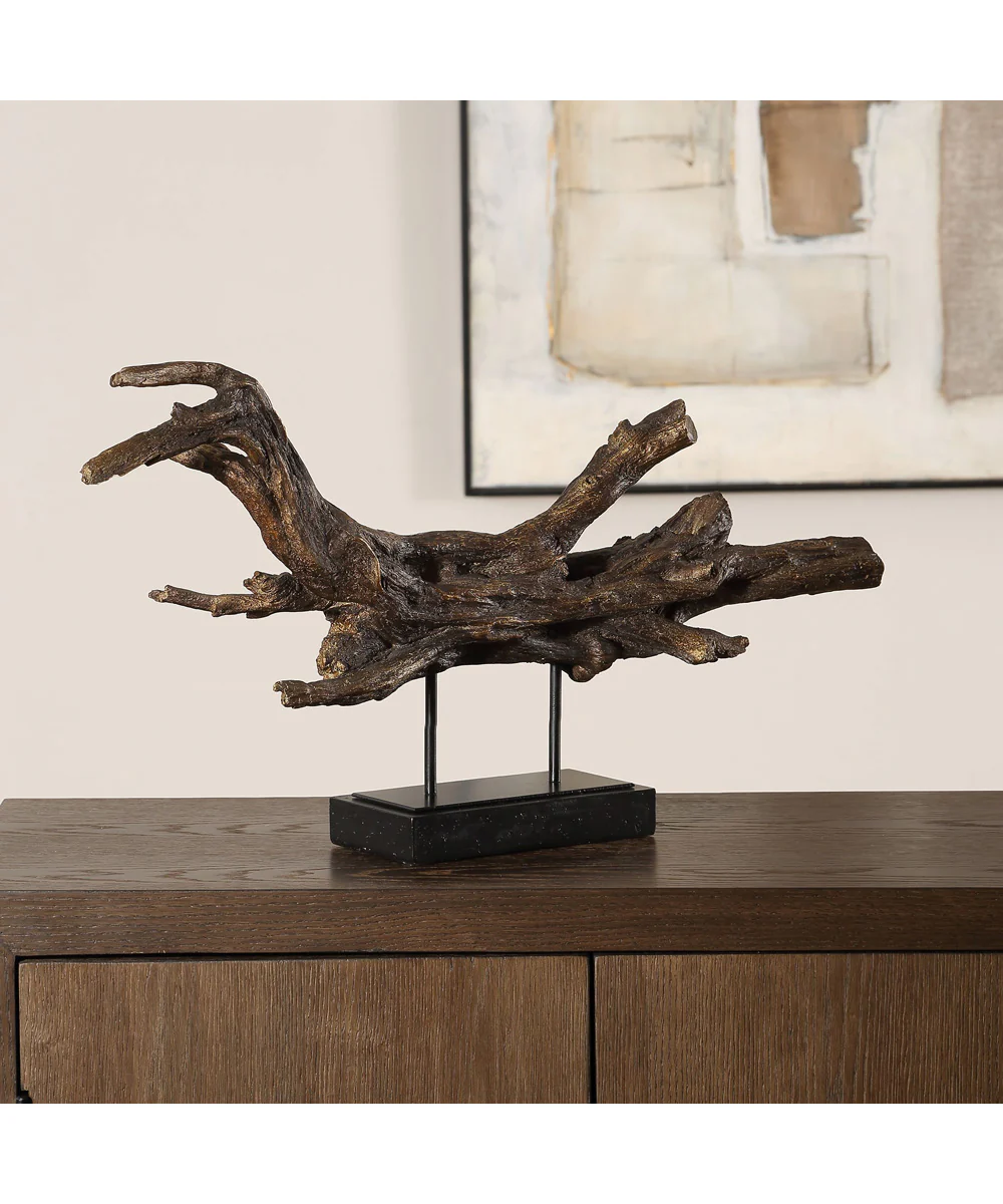 Gilded Sculpture Branch - Image 3