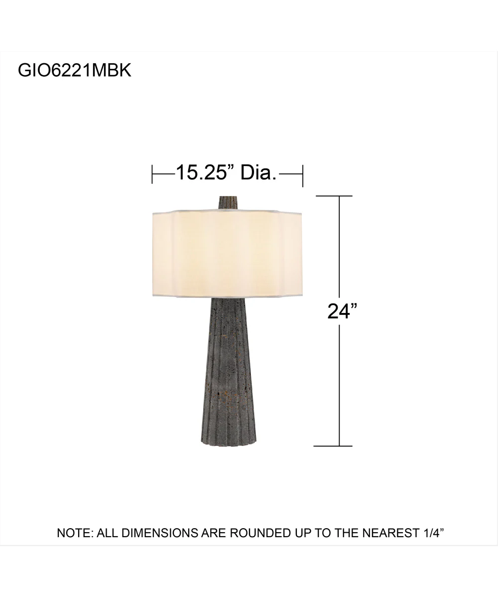 Gio 1-light Table Lamp Matte Black - Image 4