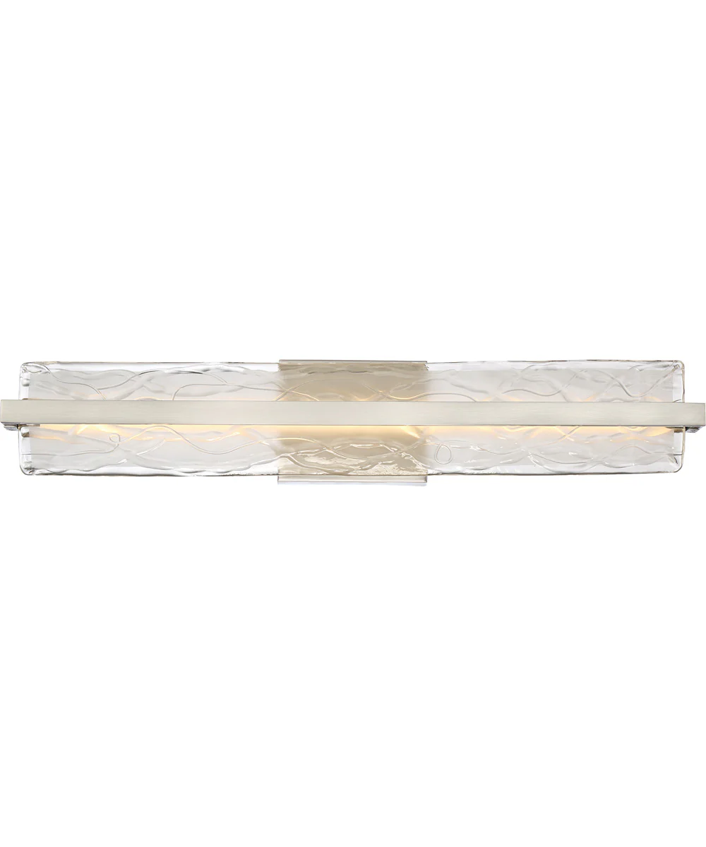 Glacial  Bath Light Brushed Nickel