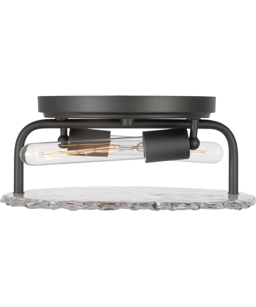 Glacier 2-Light Close-to-Ceiling Matte Black - Image 2