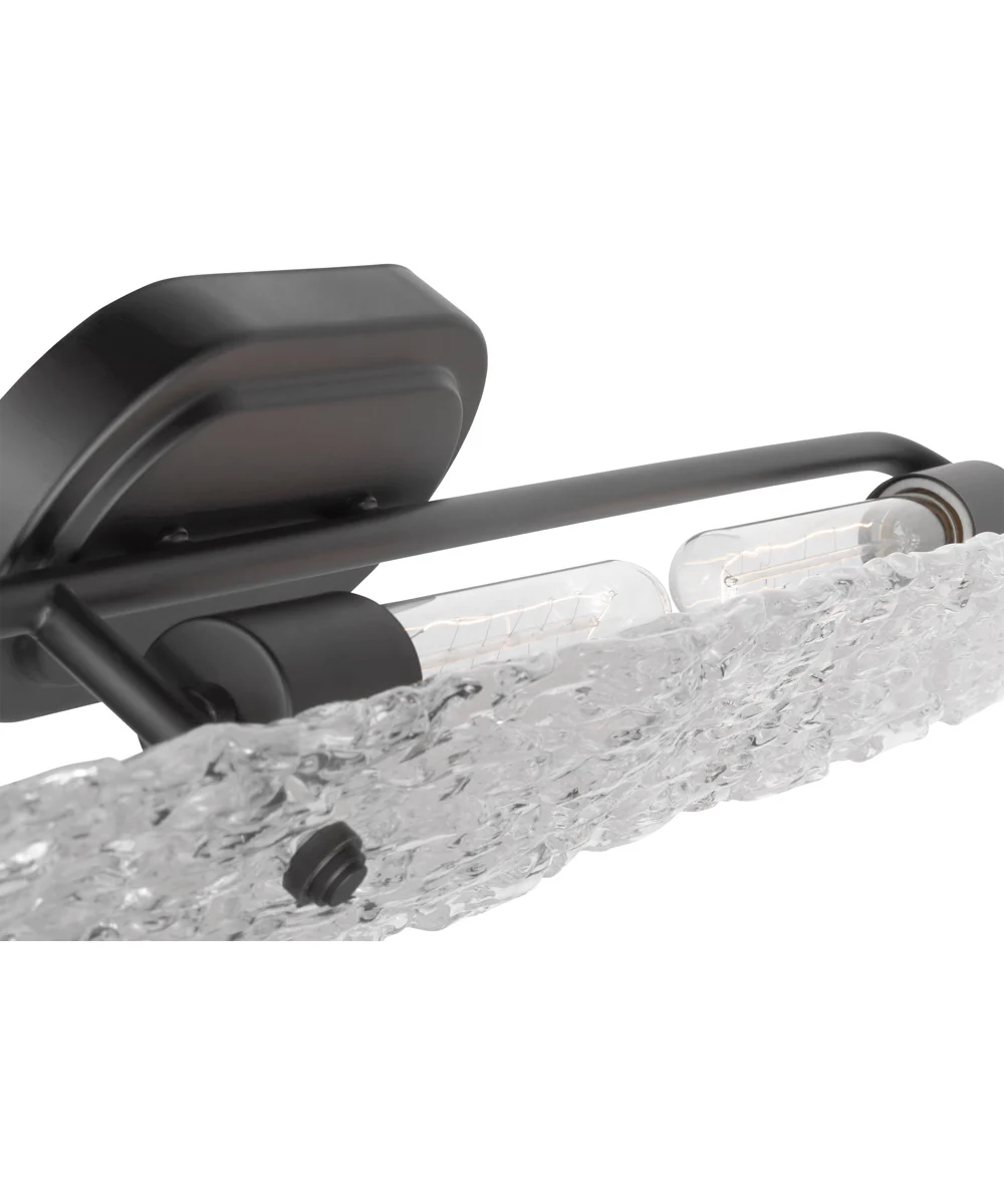 Glacier 3-Light Vanity & Wall Matte Black - Image 4
