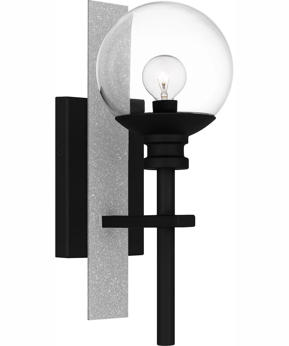 Gladstone Medium 1-light Outdoor Wall Light Earth Black