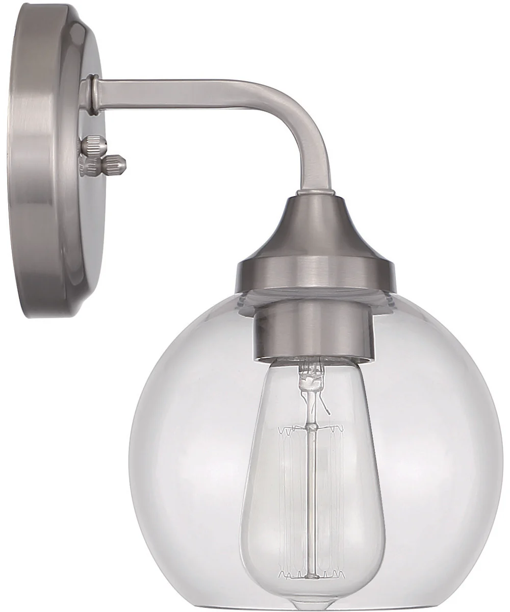 Glenda 1-Light Wall Sconce Brushed Polished Nickel - Image 5