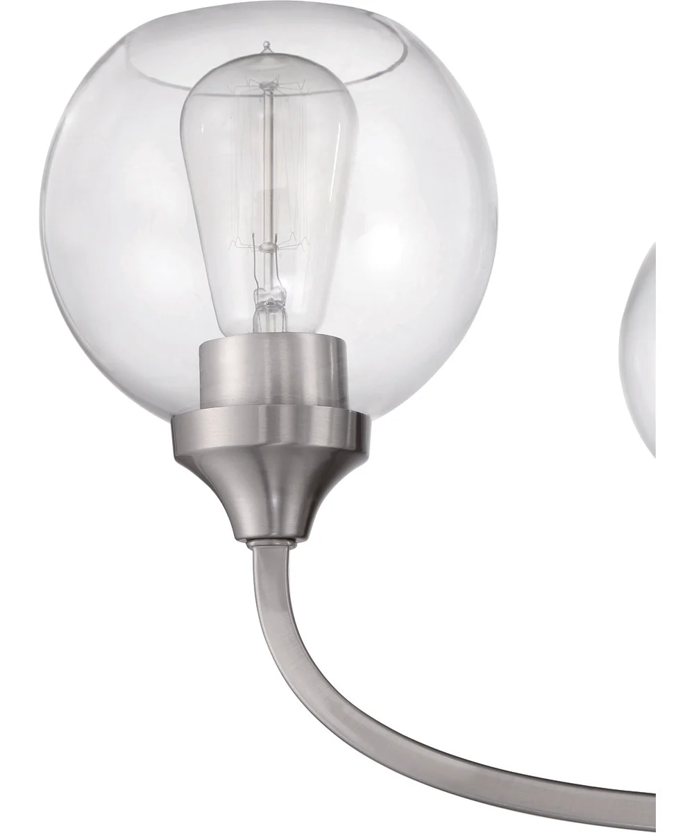 Glenda 3-Light Chandelier Brushed Polished Nickel - Image 6
