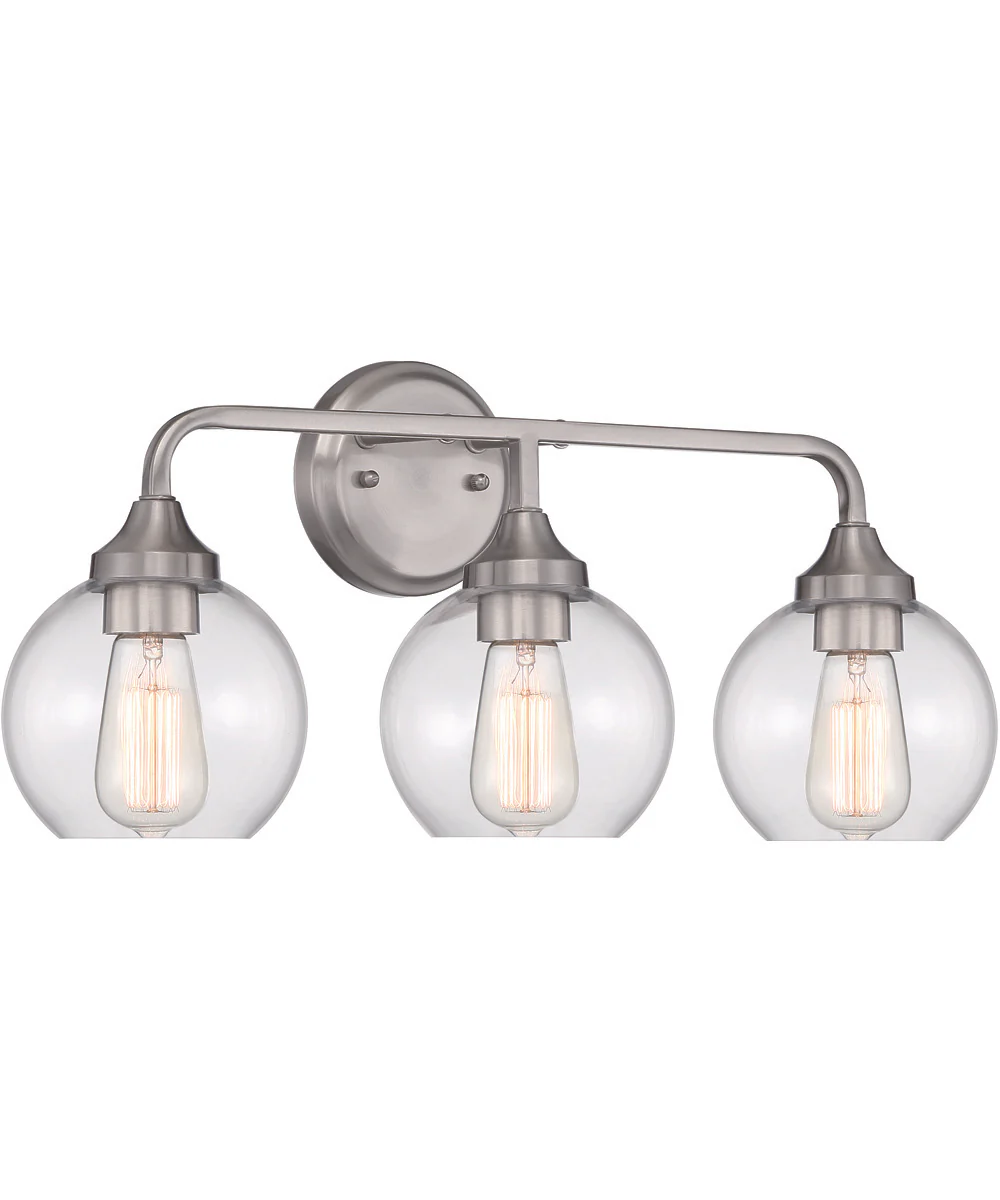 Glenda 3-Light Vanity Brushed Polished Nickel - Image 2