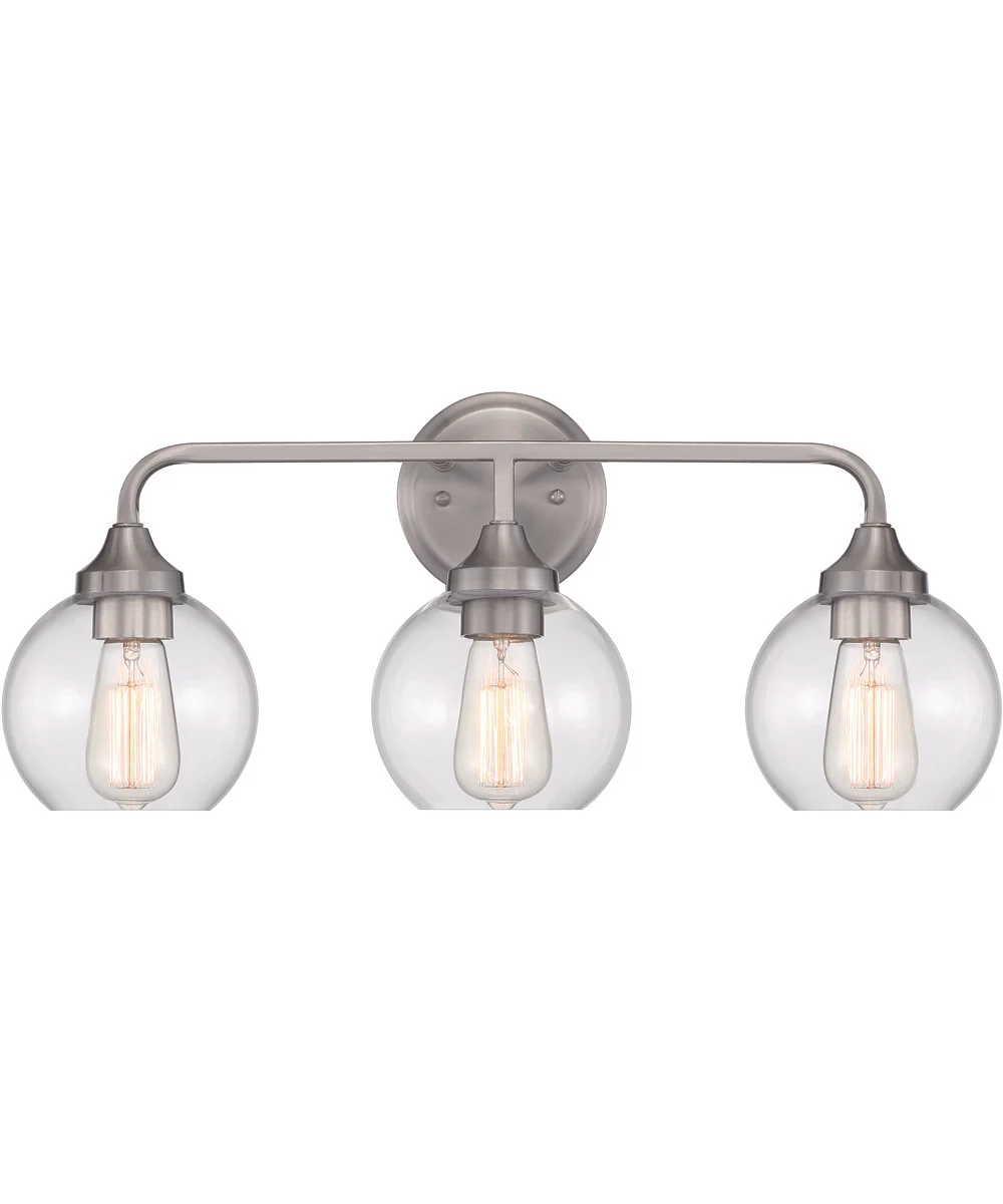 Glenda 3-Light Vanity Brushed Polished Nickel - Image 4
