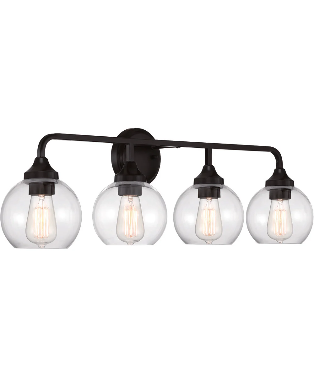 Glenda 4-Light Vanity Flat Black - Image 2