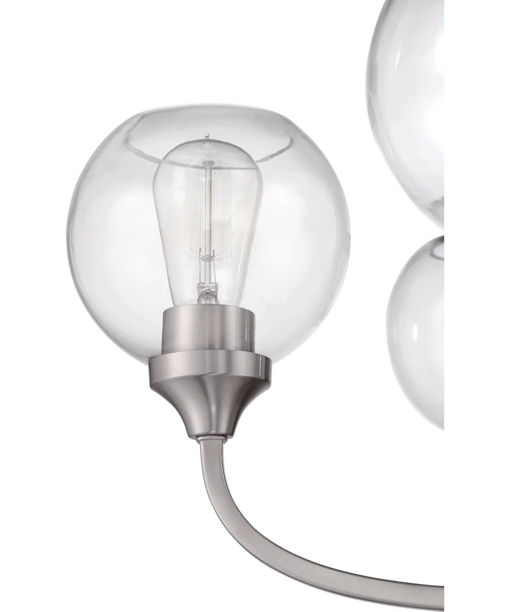 Glenda 5-Light Chandelier Brushed Polished Nickel - Image 6