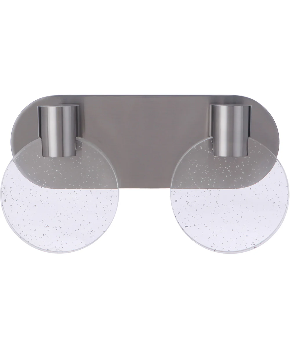 Glisten 2-Light Lighting Brushed Polished Nickel - Image 3
