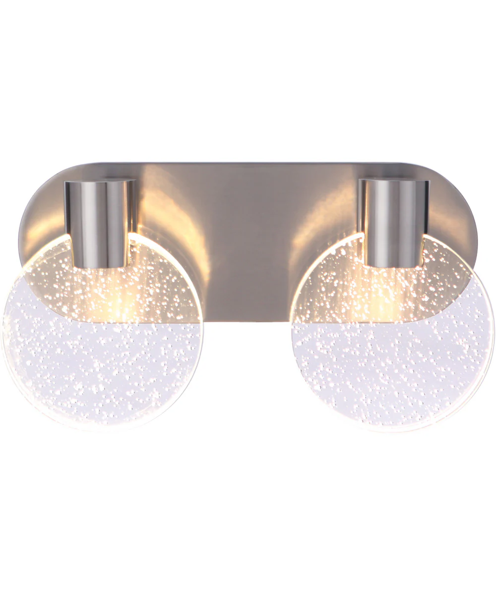 Glisten 2-Light Lighting Brushed Polished Nickel - Image 4