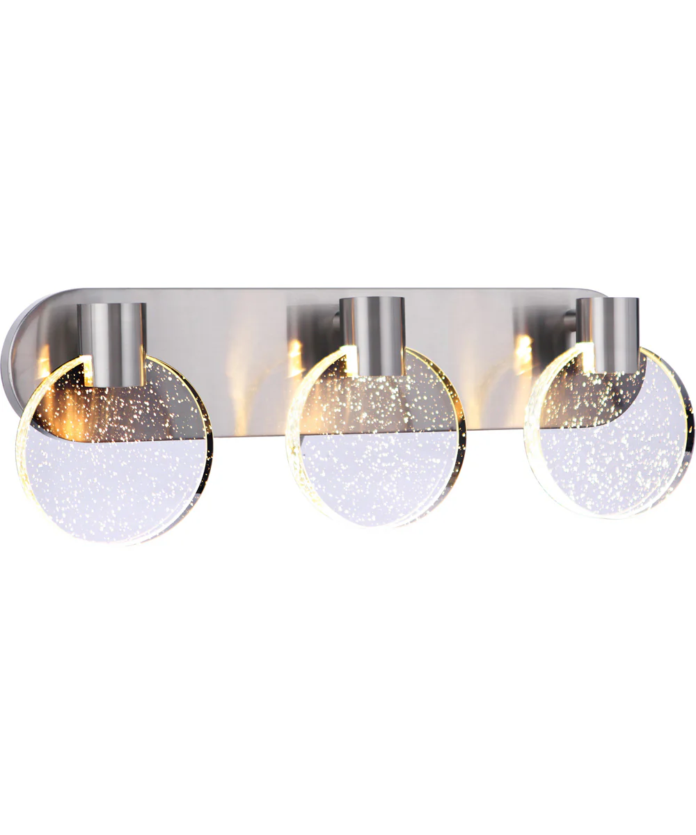 Glisten 3-Light Lighting Brushed Polished Nickel - Image 2
