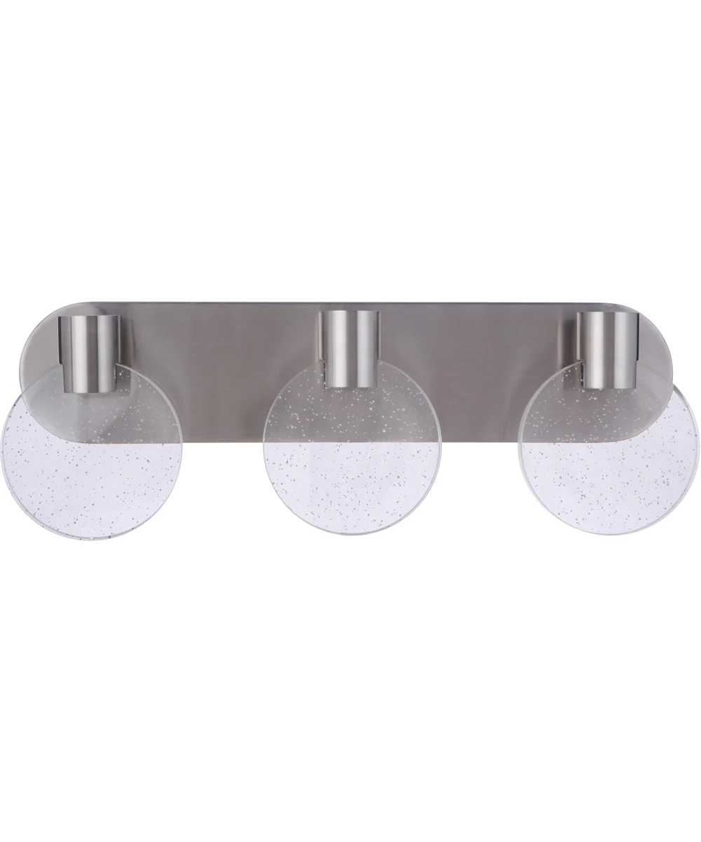 Glisten 3-Light Lighting Brushed Polished Nickel - Image 3