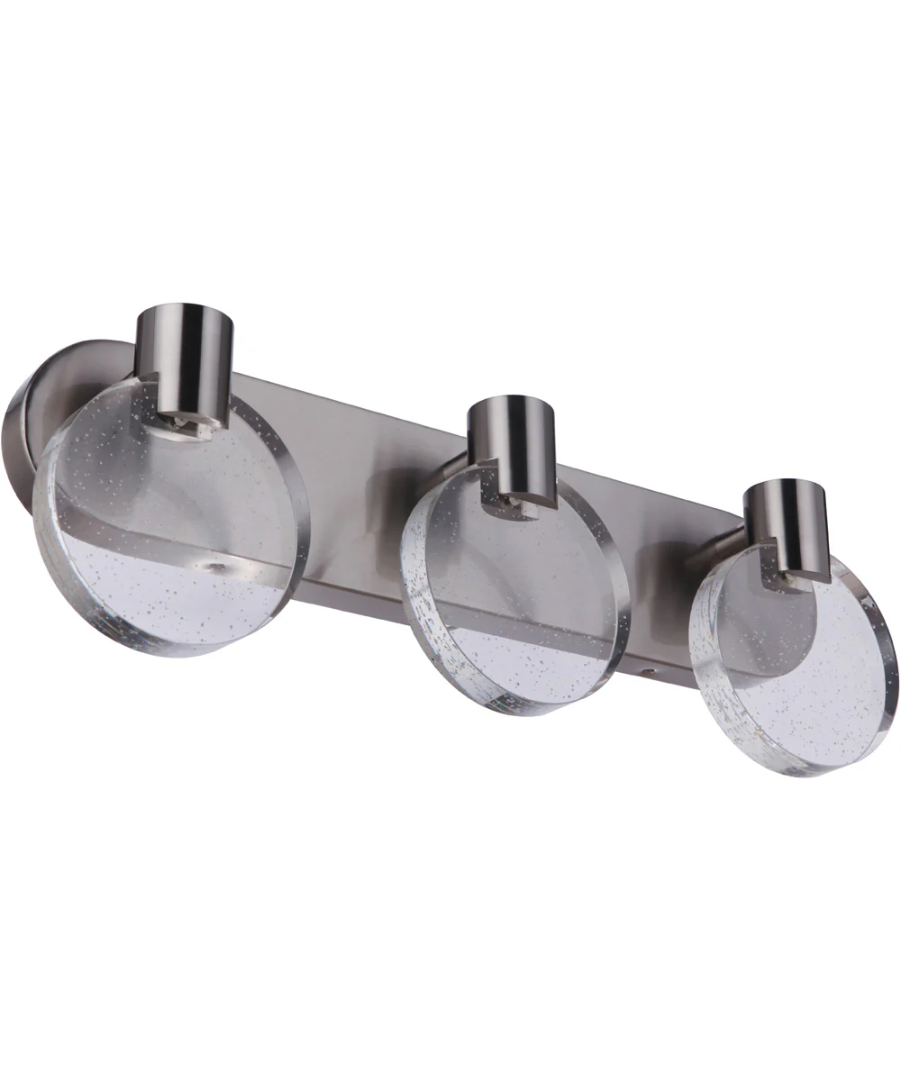 Glisten 3-Light Lighting Brushed Polished Nickel - Image 6