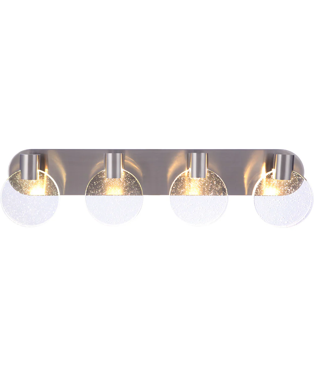 Glisten 4-Light Lighting Brushed Polished Nickel - Image 4
