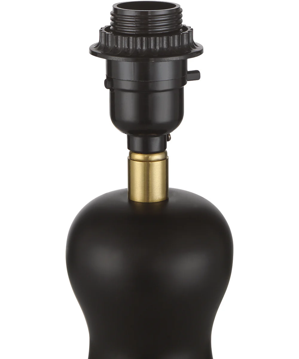 Gloria  1-Light Lighting Flat Black/Satin Brass - Image 7