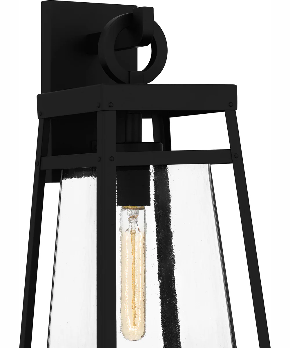 Godfrey Large 1-light Outdoor Wall Light  Coastal Armour Aluminum Matte Black - Image 6