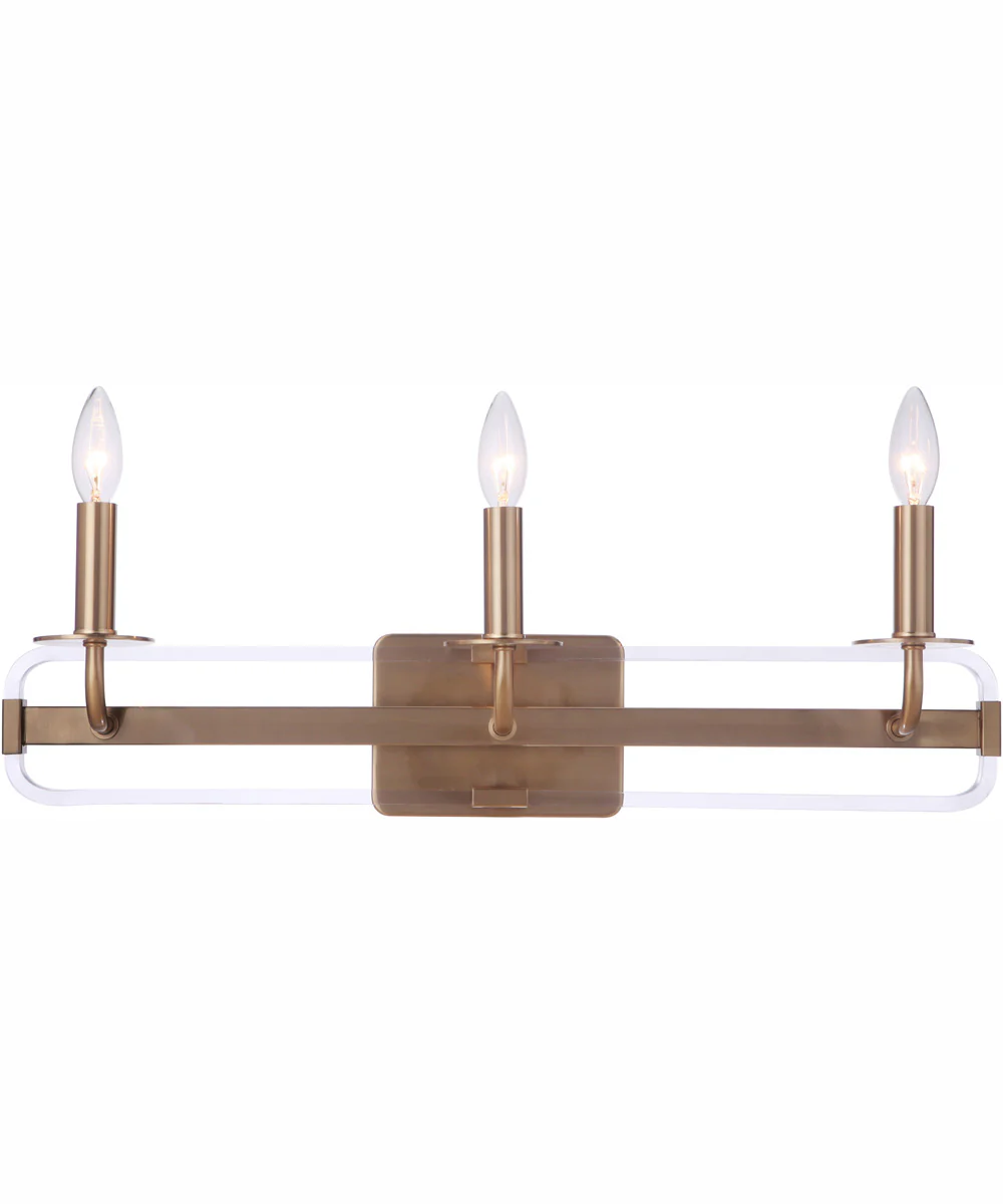 Graclyn 3-Light Vanity Satin Brass - Image 4