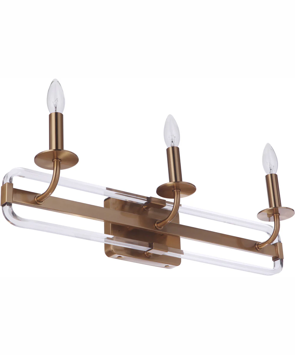 Graclyn 3-Light Vanity Satin Brass - Image 5