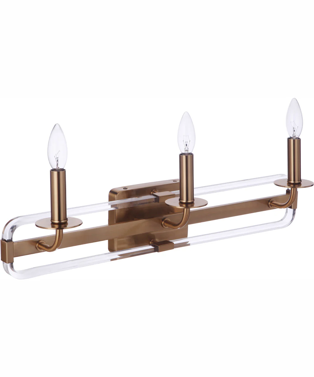 Graclyn 3-Light Vanity Satin Brass - Image 6