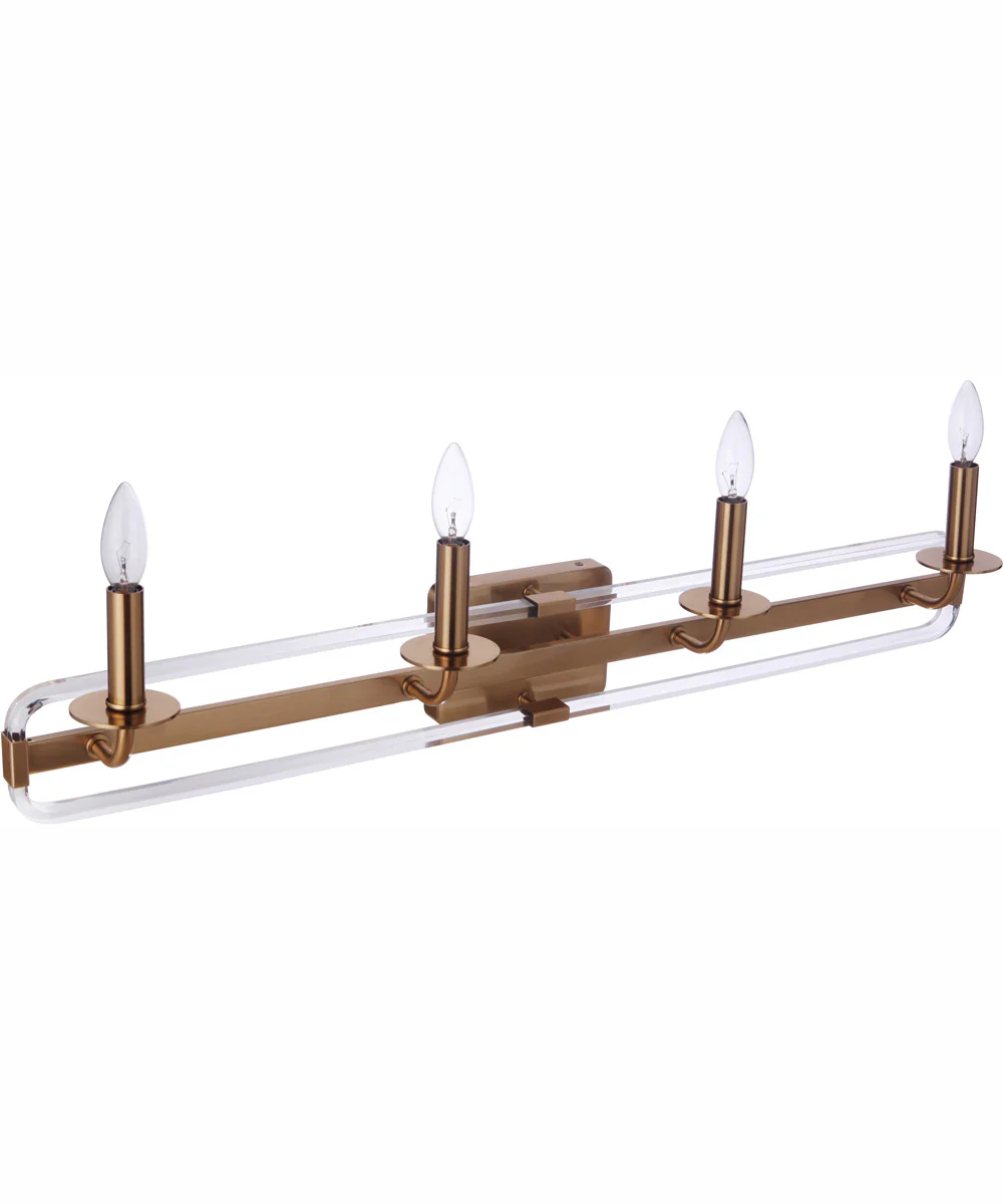 Graclyn 4-Light Vanity Satin Brass - Image 6