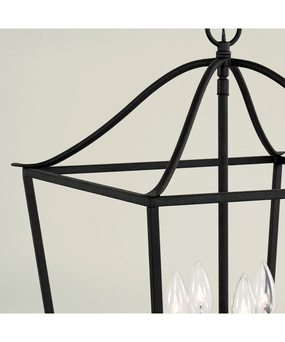 Grady 4-Light Foyer Black Iron - Image 3
