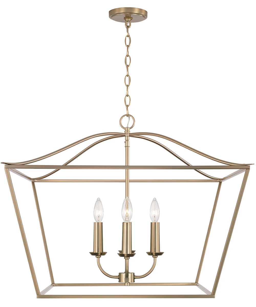 Grady 4-Light Pendant Matte Brass - Image 5