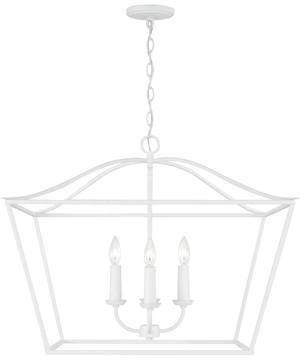 Grady 4-Light Pendant Textured White - Image 4