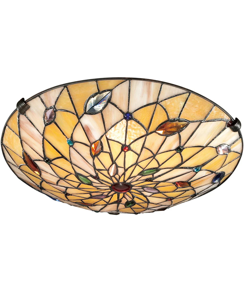 Graham Medium 2-light Flush Mount Vintage Bronze - Image 5