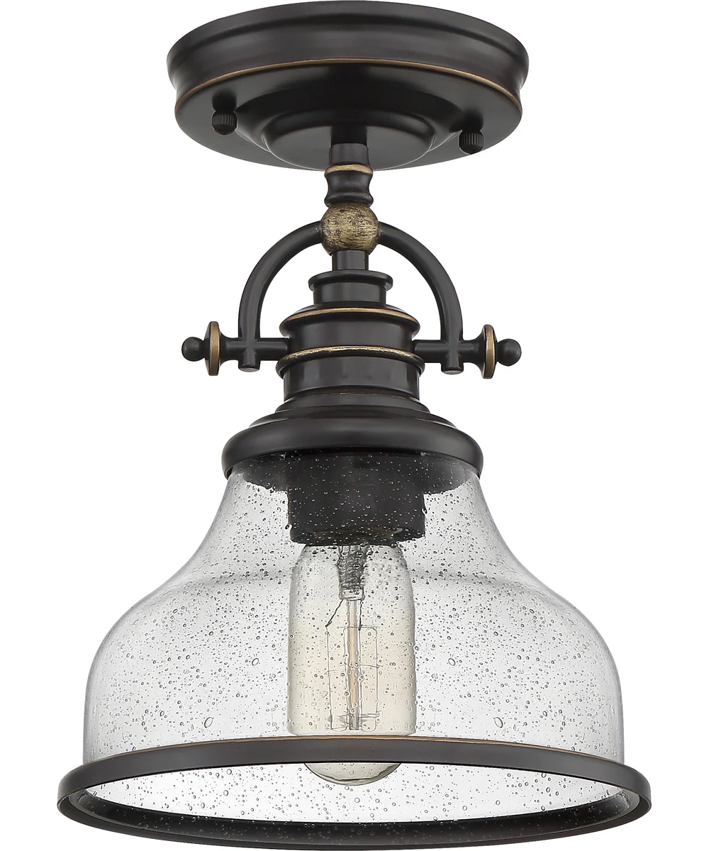 Grant 1-light Semi Flush Mount Palladian Bronze - Image 3