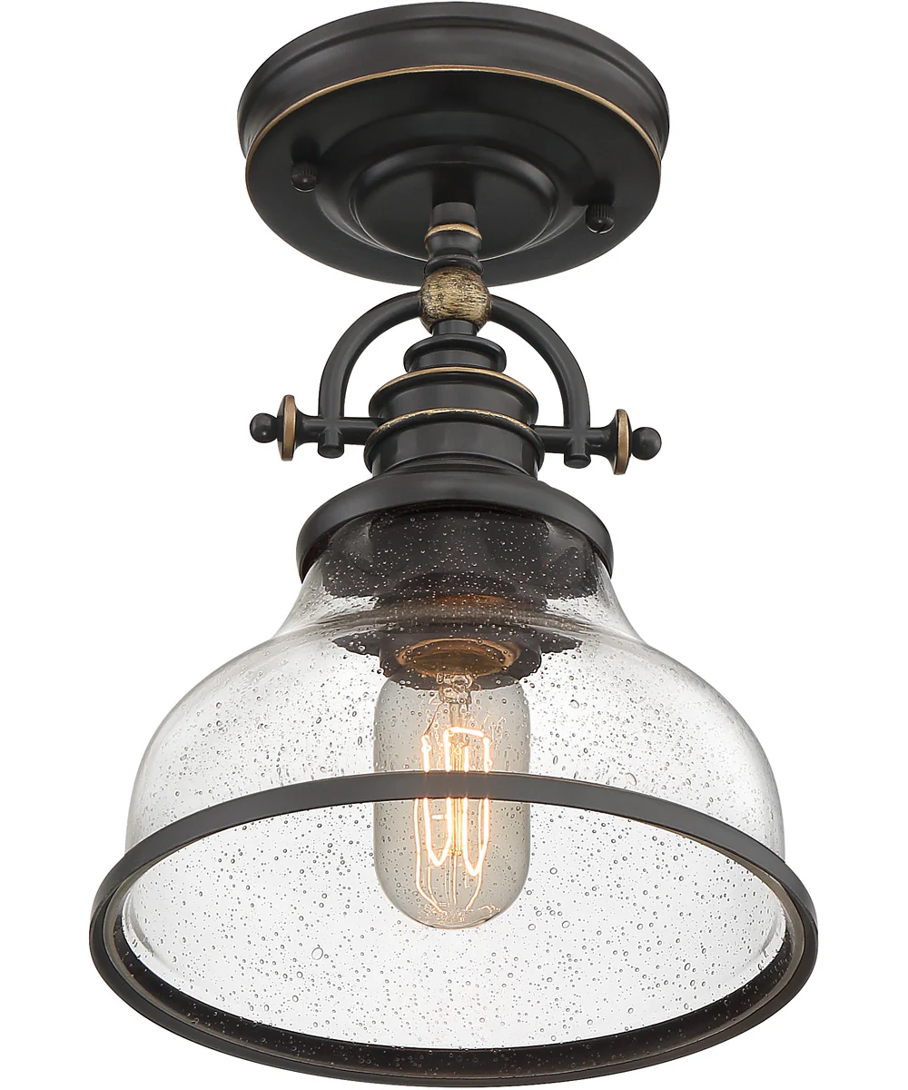 Grant 1-light Semi Flush Mount Palladian Bronze - Image 4