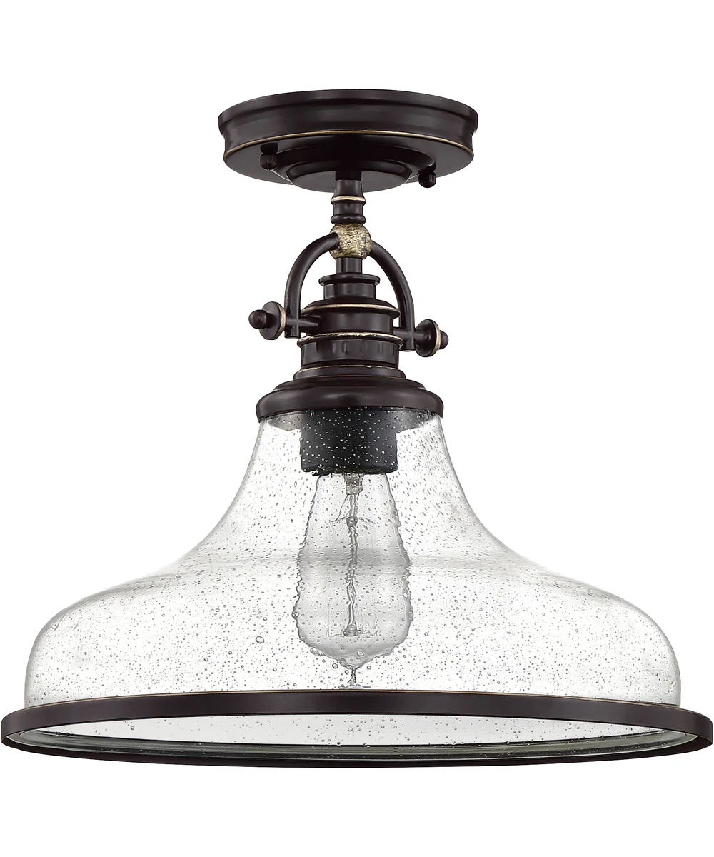Grant 1-light Semi Flush Mount Palladian Bronze - Image 3