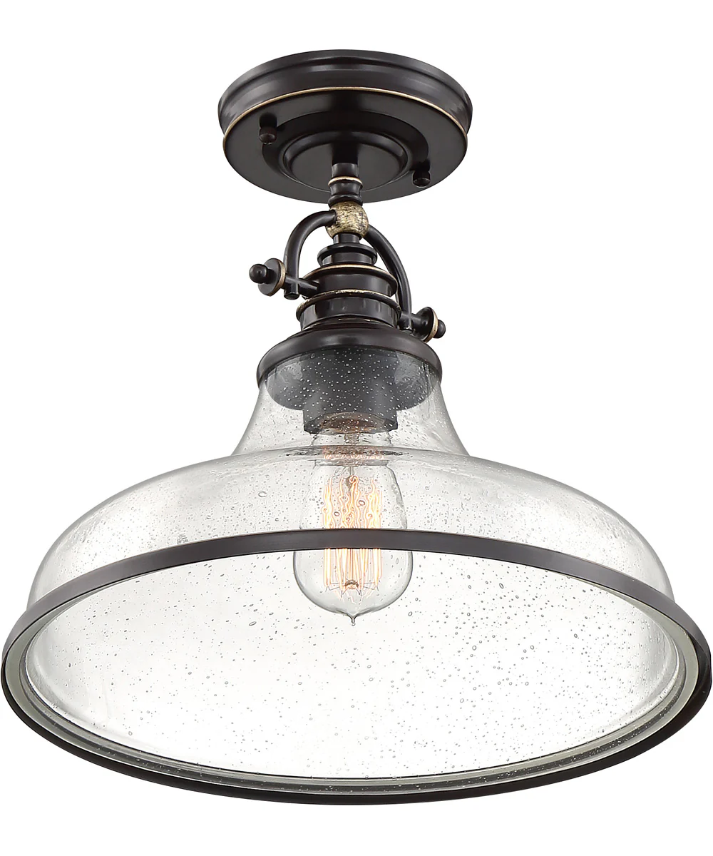 Grant 1-light Semi Flush Mount Palladian Bronze - Image 5