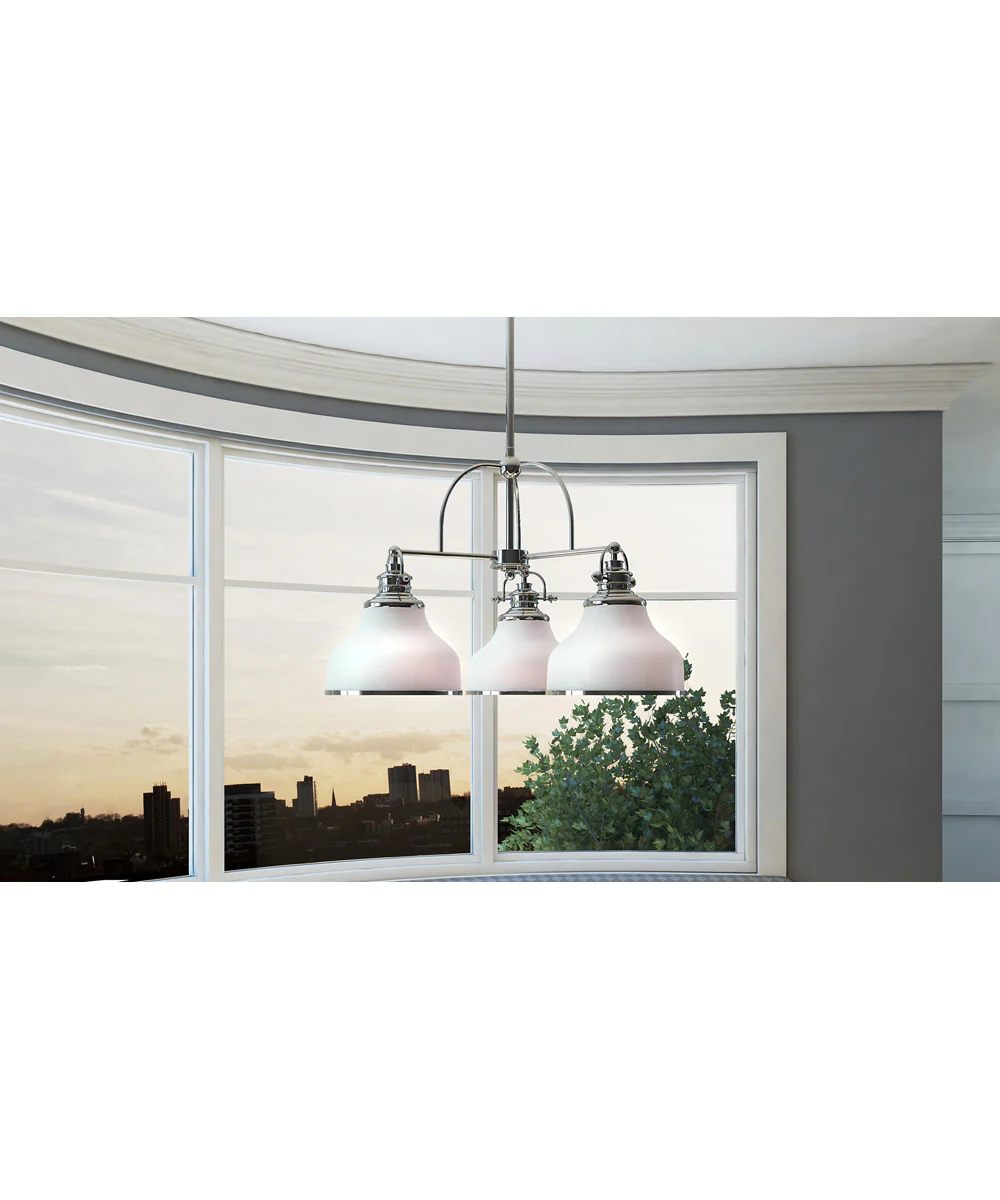 Grant 3-light Chandelier Brushed Nickel - Image 6