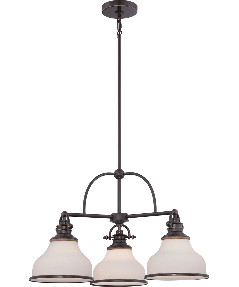 Grant 3-light Chandelier Palladian Bronze - Image 2